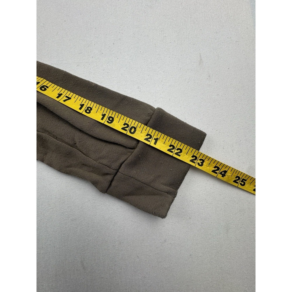 Military Shirt Mens Medium Undershirt Cold Weather Fleece Brown Sekri 1/4 Zip - Picture 10 of 15